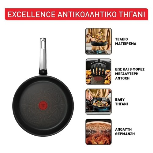 NONSTICK PAN WITHOUT LID  EXCELLENCE G32006 (28CM / BLACK)
